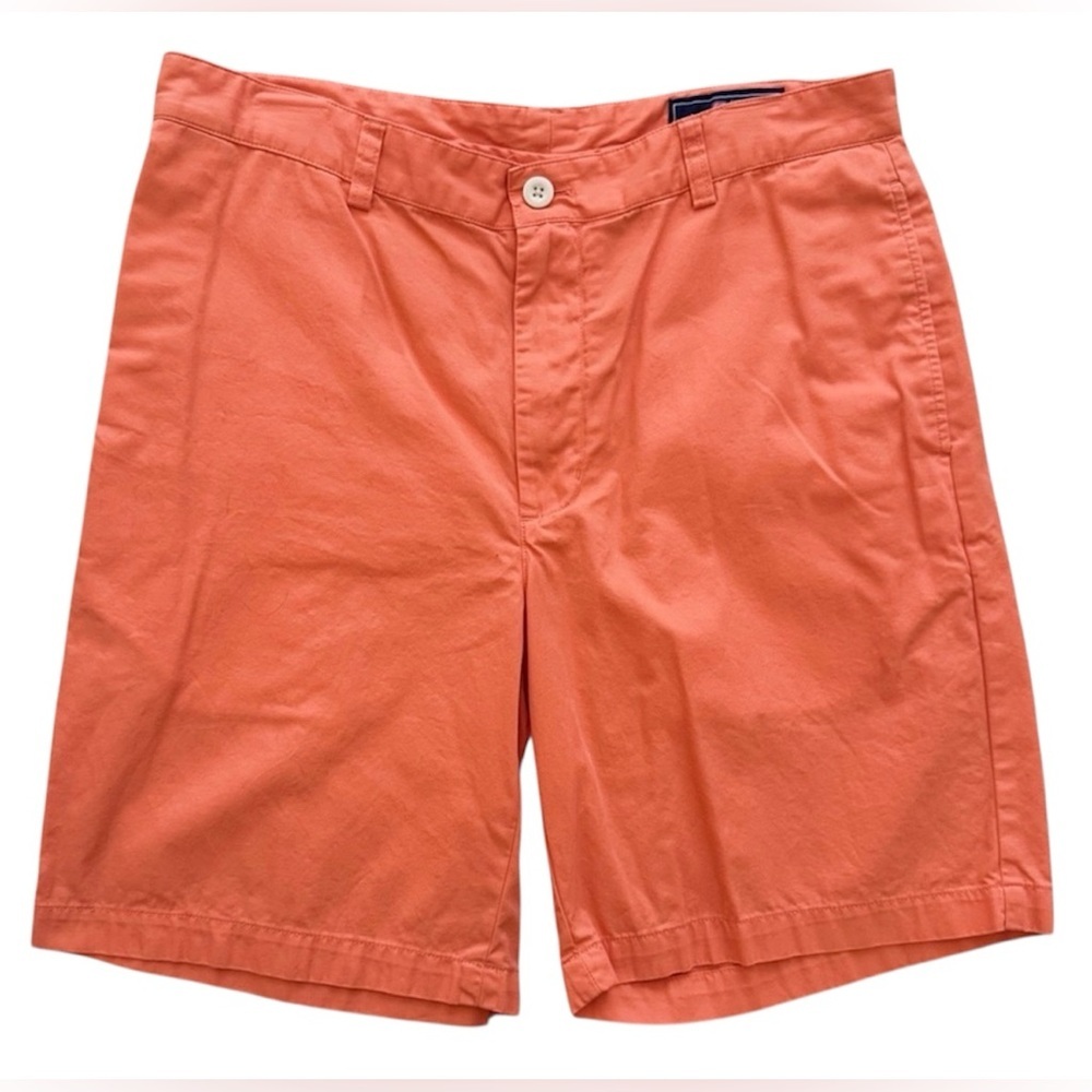 Vineyard Vines Coral Flat Front Shorts